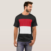 Vlag van Monaco T-shirt (Voorkant volledig)