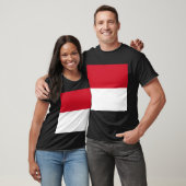 Vlag van Monaco T-shirt (Unisex)