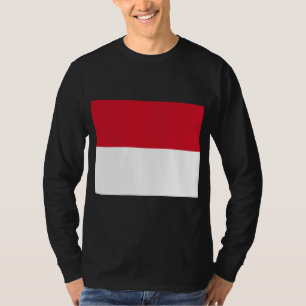 Vlag van Monaco T-shirt