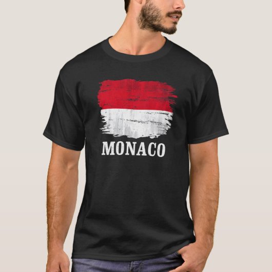 vlag van Monaco T-shirt (Voorkant)