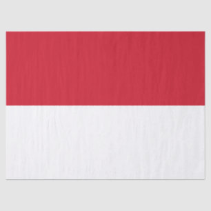 Vlag van Monaco Tissuepapier