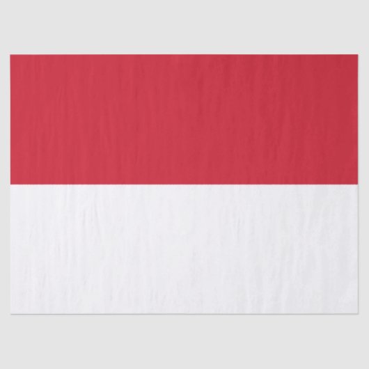 Vlag van Monaco Tissuepapier (Voorkant)