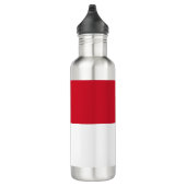 Vlag van Monaco Waterfles (Rechts)