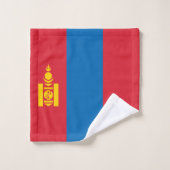 Vlag van Mongolië Bad Handdoek (Wasdoekje)