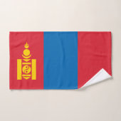 Vlag van Mongolië Bad Handdoek (Handdoek)