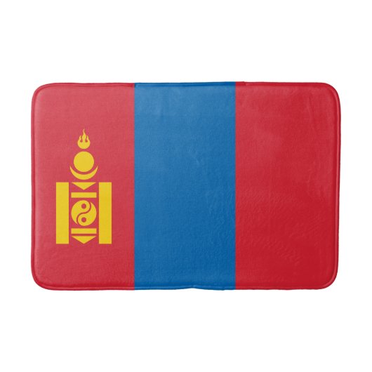 Vlag van Mongolië Badmat (Voorkant)