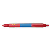 Vlag van Mongolië Blauwe Inkt Pen (Achterkant)