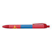 Vlag van Mongolië Blauwe Inkt Pen (Bovenkant)