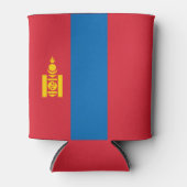 Vlag van Mongolië Blikjeskoeler (Voorkant)