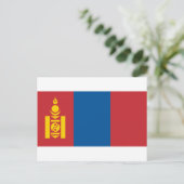 Vlag_van_Mongolië Briefkaart (Staand voorkant)