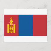 Vlag_van_Mongolië Briefkaart (Voorkant)