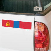 Vlag van Mongolië Bumpersticker (Op Truck)