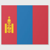 Vlag van Mongolië Cadeaupapier (Vlak)