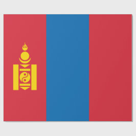 Vlag van Mongolië Cadeaupapier