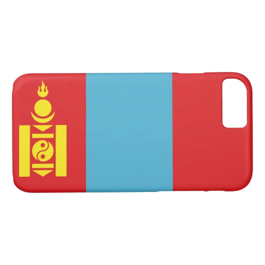 Vlag van Mongolië Case-Mate iPhone Case (Achterkant (Horizontaal))