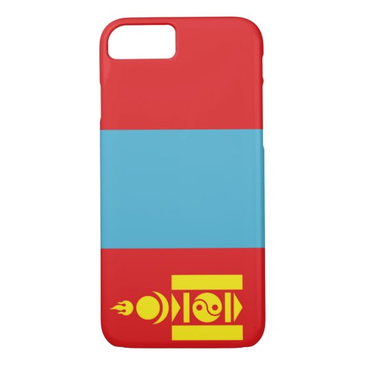 Vlag van Mongolië Case-Mate iPhone Case (Achterkant)