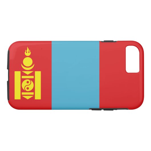Vlag van Mongolië Case-Mate iPhone Case (Achterkant (Horizontaal))