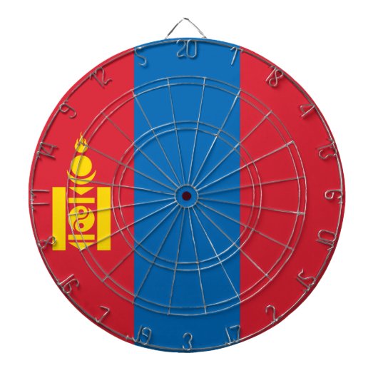 Vlag van Mongolië Dartbord (Voorkant)