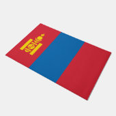 Vlag van Mongolië Deurmat (Schuin)