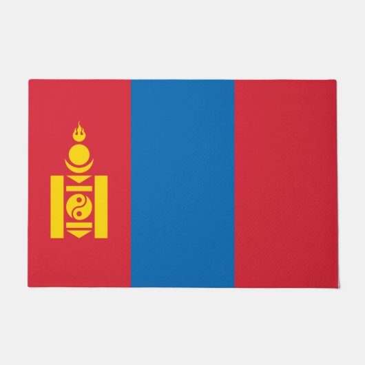 Vlag van Mongolië Deurmat (Voorkant)