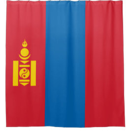 Vlag van Mongolië Douchegordijn