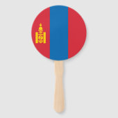 Vlag van Mongolië Handwaaier (Achterkant)