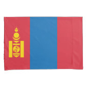 Vlag van Mongolië Kussensloop (Voorkant-Rechts)