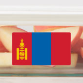 Vlag van Mongolië Labels (Aangebracht)