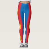 Vlag van Mongolië Leggings (Voorkant)