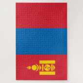 Vlag van Mongolië Legpuzzel (Verticaal)
