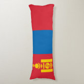 Vlag van Mongolië Lichaamskussen (Voorkant Verticaal)