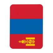 Vlag van Mongolië Magneet (Verticaal)