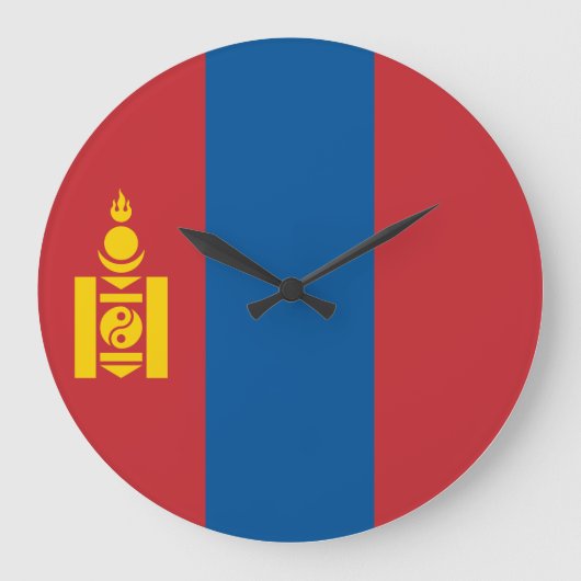 Vlag van Mongolië (Mongoolse) Grote Klok (Voorkant)