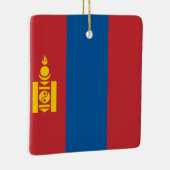 Vlag van Mongolië (Mongoolse) Keramisch Ornament (Rechts)