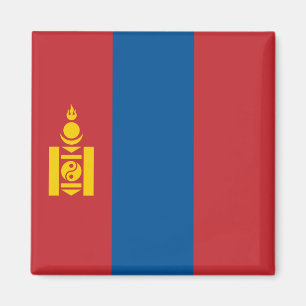 Vlag van Mongolië (Mongoolse) Magneet