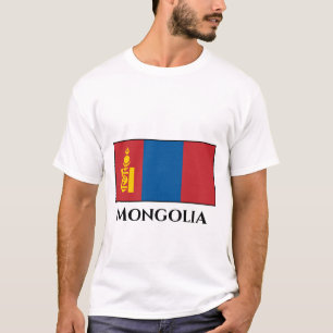 Vlag van Mongolië (Mongoolse) T-shirt