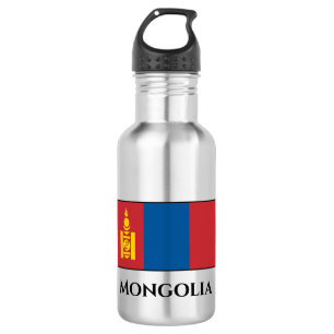Vlag van Mongolië (Mongoolse) Waterfles