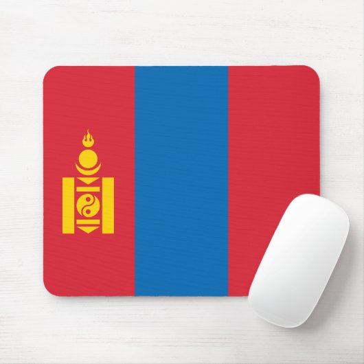 Vlag van Mongolië Muismat (Met muis)