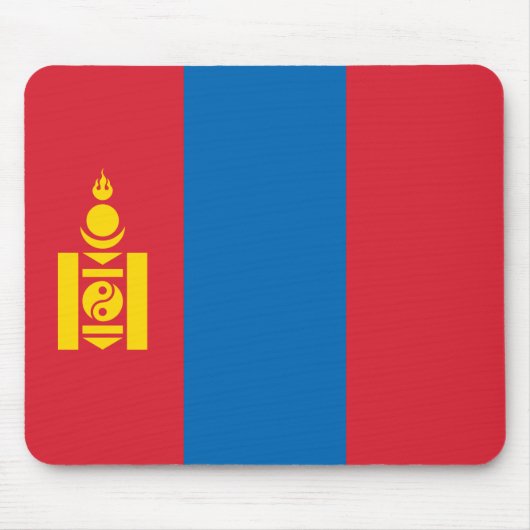 Vlag van Mongolië Muismat (Voorkant)