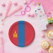 Vlag van Mongolië Papieren Bordje (Feest)