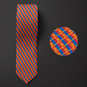 Vlag van Mongolië Patroon Stropdas