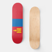 Vlag van Mongolië Persoonlijk Skateboard (Voorkant)