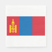 Vlag van Mongolië Servet (Voorkant)