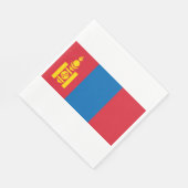 Vlag van Mongolië Servet (Hoek)