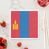 Vlag van Mongolië Servet (Insitu)