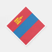Vlag van Mongolië Servet (Hoek)