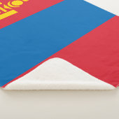 Vlag van Mongolië Sherpa Deken (3/4)