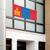 Vlag van Mongolië Spandoek (Buitenkant Gebouw)