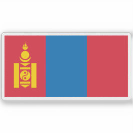 Vlag van Mongolië Sticker