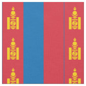 Vlag van Mongolië Stof (Close Up)
